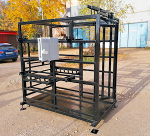 Станок для фиксации КРС с весами