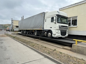 Стационарные автомобильные весы  